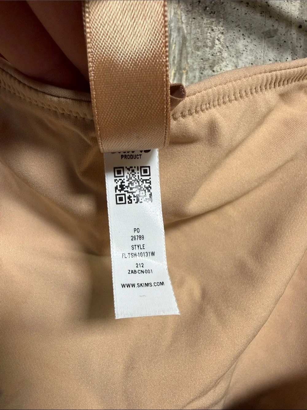 SKIMS Women's Fits Everybody Back Smoothing Full Coverage Bra Size 30D in Clay